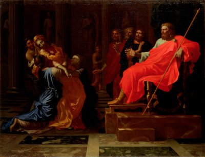 Esther before Ahasuerus by Nicolas Poussin